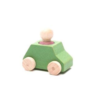 NWT Lubulona Wooden Car & Peg Person - Mint